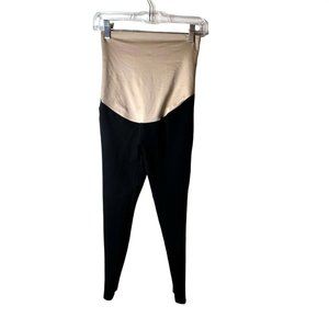 Loft womens maternity leggings sz XSM black stretch skinny